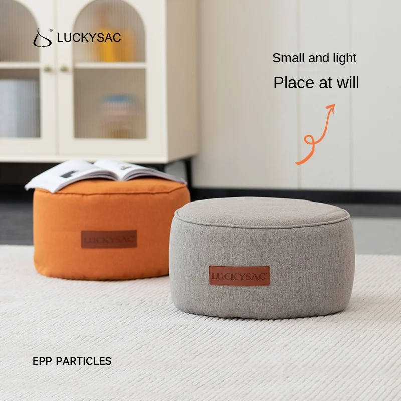 

Xl round Stool Lying Cushion Bay Window Thickened Stool Disposable Fabric Small Footstool