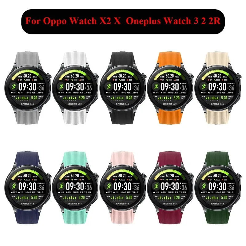 Premium Silicone Strap - Breathable & Durable Sports Wristband