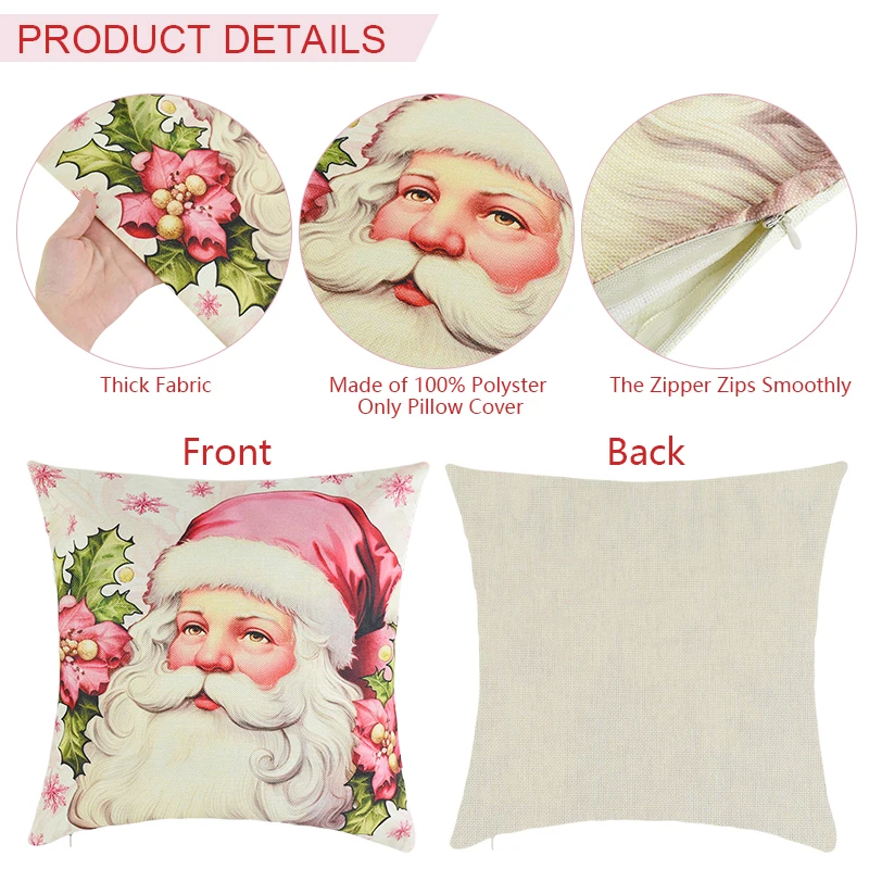 Christmas Decorative Pillow Covers  Christmas Pillow Cover Products - 2023  Christmas - Aliexpress