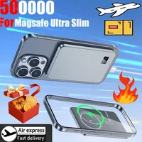 For IPHONE Ultra-thin 500000mAh Mobile Power Bank MagSafe Magnetic Wireless Fast Charging Portable Electronic Display for iPhone - Image 2