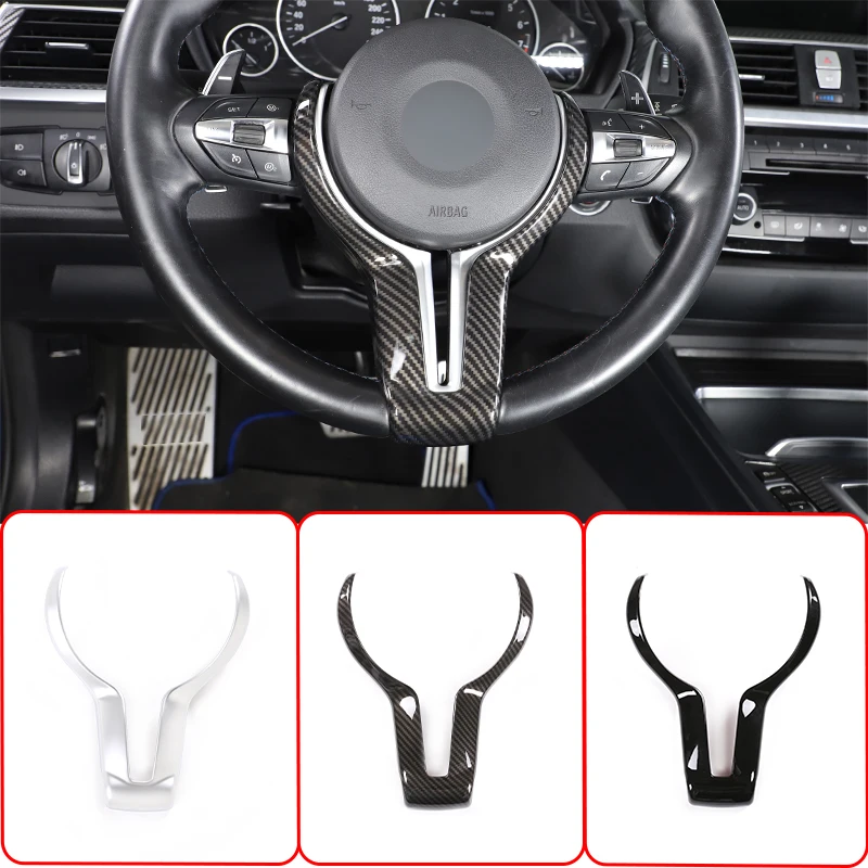 

Для BMW F80 M3 F82 F83 M4 F10 M5 F06 F12 F13 M6 F15 X5M F16 X6 M-Sport ABS Хромированная декоративная накладка на руль автомобиля Рамка