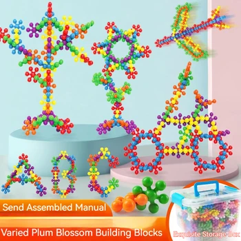 Colorful Snowflake Building Blocks 1