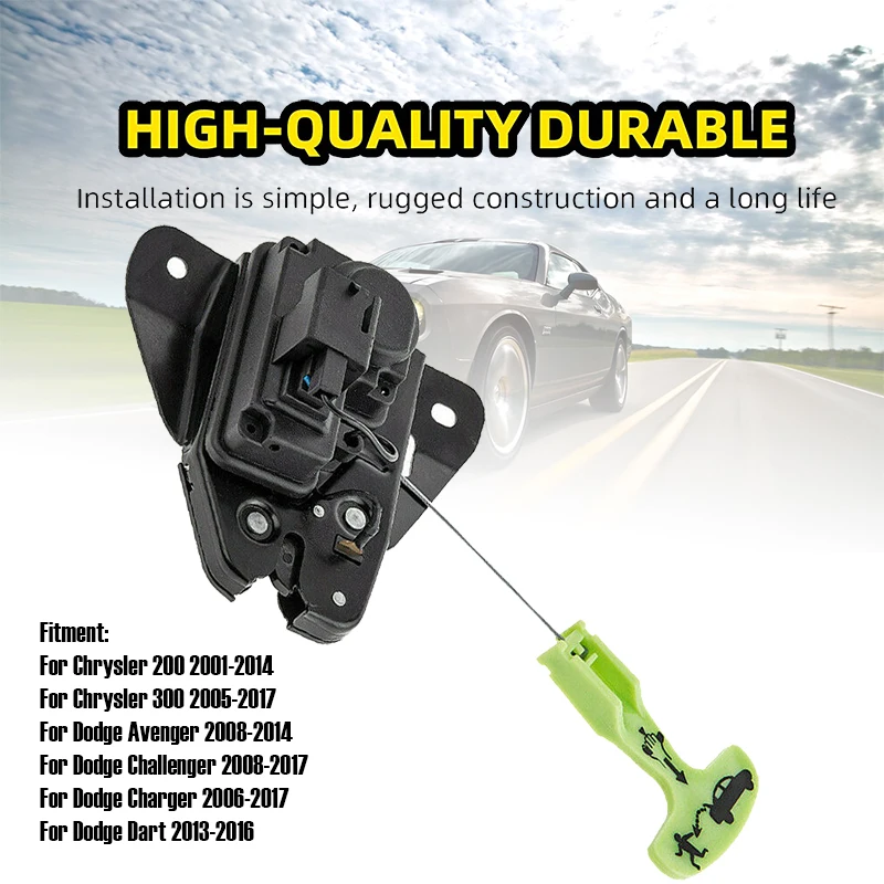 

Привод защелки багажника для Chrysler 300 Dodge Charger 2005-2007, 5056244AA,5056244AB,5056244AC,931714, 931-714