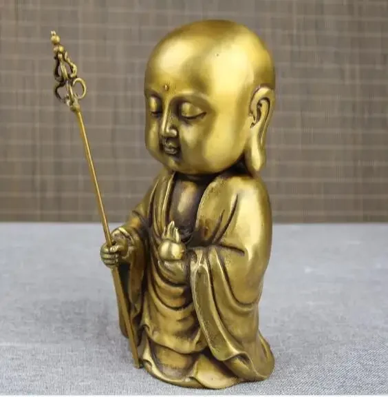 

Smiling Buddha Buddhist lucky light bronze decoration feng shui ornaments miscellaneous Home Furnishing