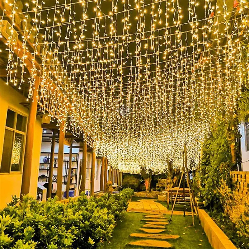 Outdoor LED String Lights 10M Waterproof Fairy Light Festoon Lamp Wedding Party Holiday Gardening decorative lights led string lights led fairy lights string lights
