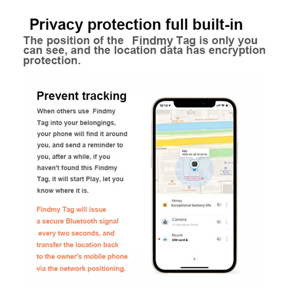 Tracker GPS Wireless Mini Anti-lost Alarm Key Bag Wallet Finder APP GPS Record Smart Tag Bluetooth-compatible for iPhone/Android gps tracker,gps locator,anti lost tracker