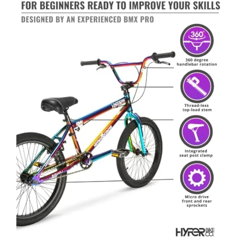 Kids Bikes Nitro 18 Inch Bike 18in Hyper Jet Fuel BMX Hyper Bicycles