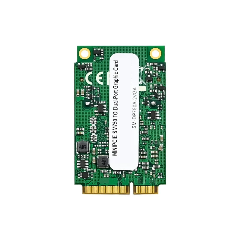 

Портативная 2D видеокарта, встроенное приложение для изображений, видеокарта PCIE на два порта VGA, встроенное изображение SM750