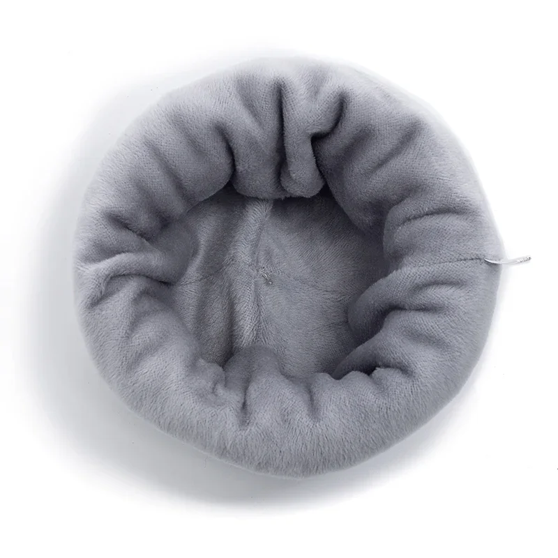 Unisex Winter Hat Plush Fleece Warm Cap Straight Design Soft Beanie Hat For Men Women Outdoor Thicken Ski Sports Knitted Hat