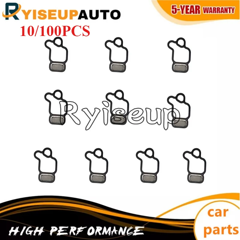 New 10/100pcs VTEC Cylinder Head Solenoid Valve Filter Gasket for Honda Accord CRV Civic 2009-2013 15815-R40-A01 15815R40A01
