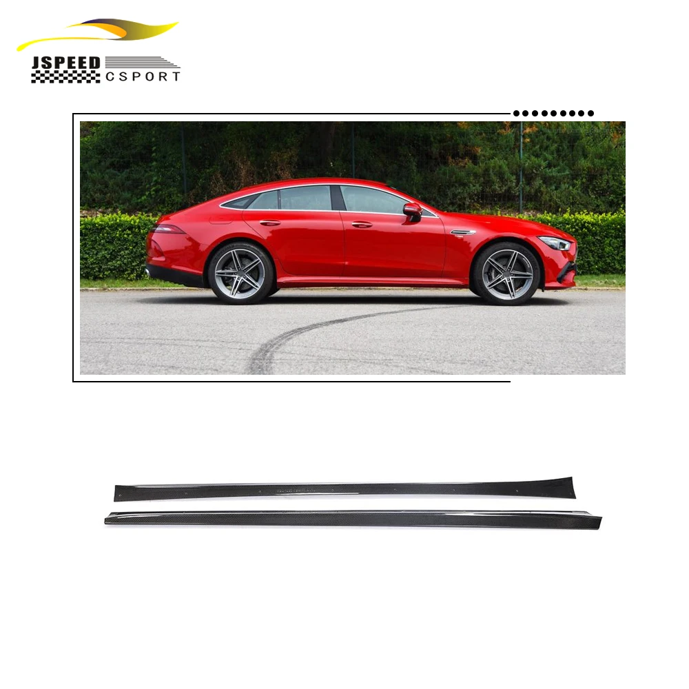 

Carbon Fiber Side Skirts for Mercedes Benz X290 AMG GT 50 4-Door Coupe 2019-2020