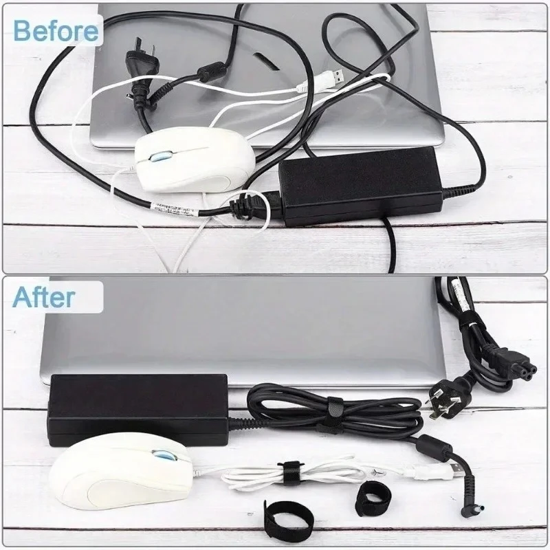 50PCS Cable Management and Organizer Set for Wire Protection and Organization