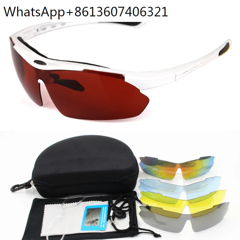 

6 lens Fishing Eyewear Filter blue light Polarized Cycling Glasses Bike Goggles MTB Outdoor Sports Bicycle Sunglasses UV400