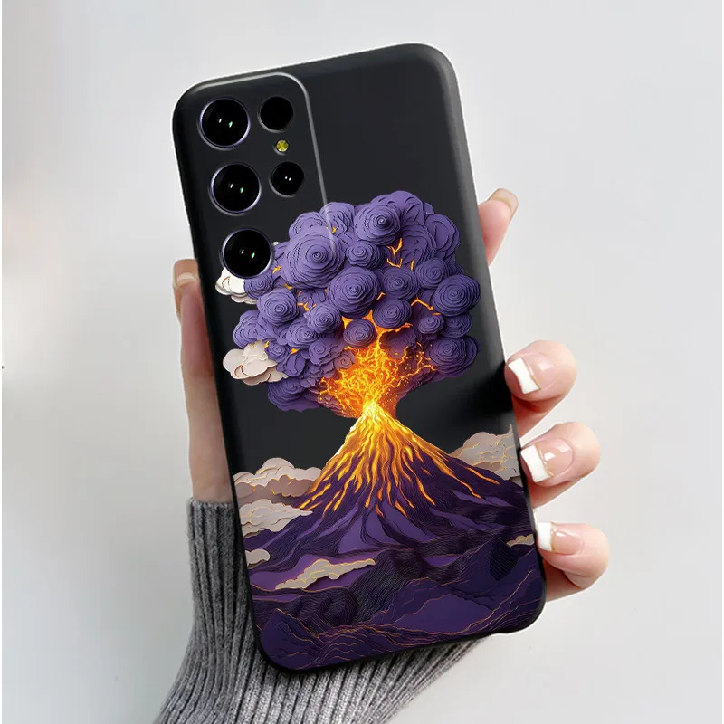 Aesthetic Cute Cat Cartoon Black Soft Silicone Shockproof Phone Case