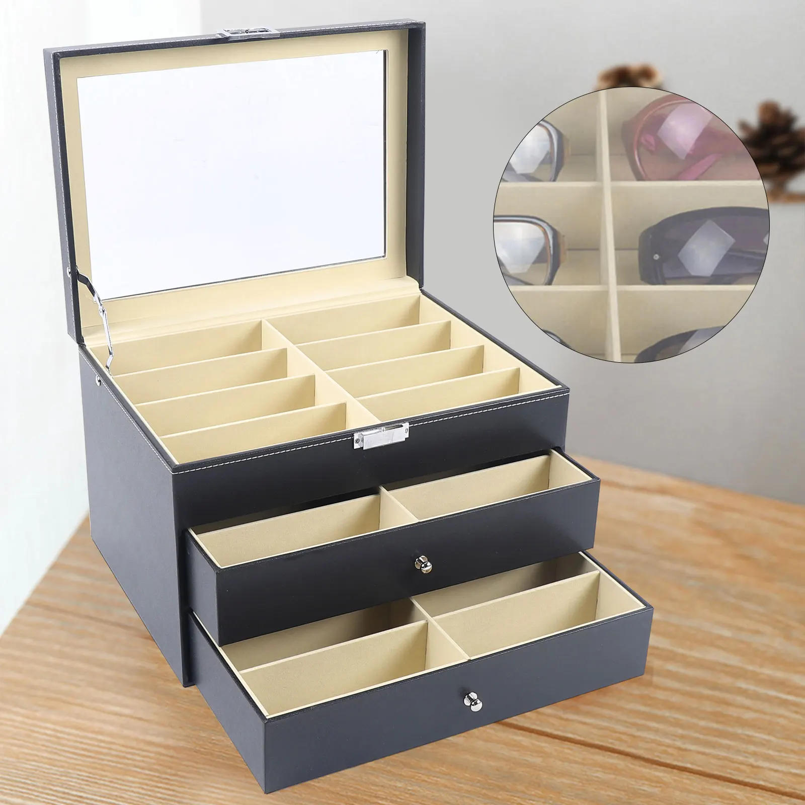 5 SLOTS MULTIPLE GLASSES TRAVEL CASE at Rs 450/piece | Dabholi Village |  Surat | ID: 27285544662