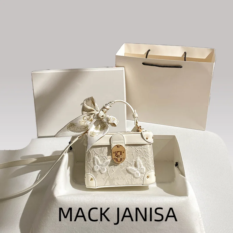 حقيبة يد نسائية مربعة الشكل، عصرية ورائجة، مصممة خ...