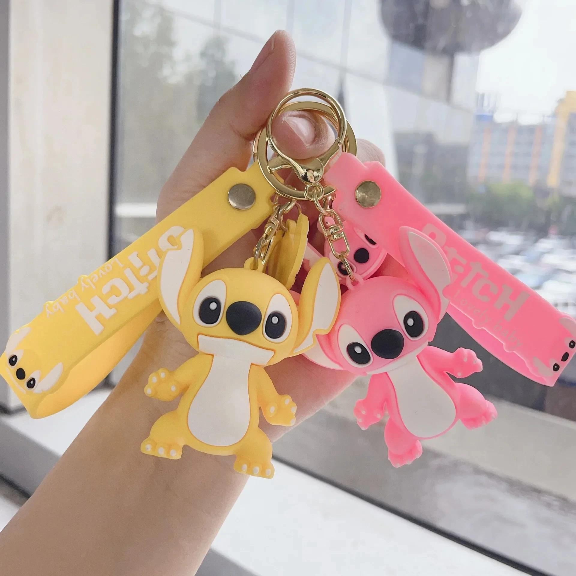 映画 リロ&スティッチ 回転キーホルダー 映画 リロ&スティッチ