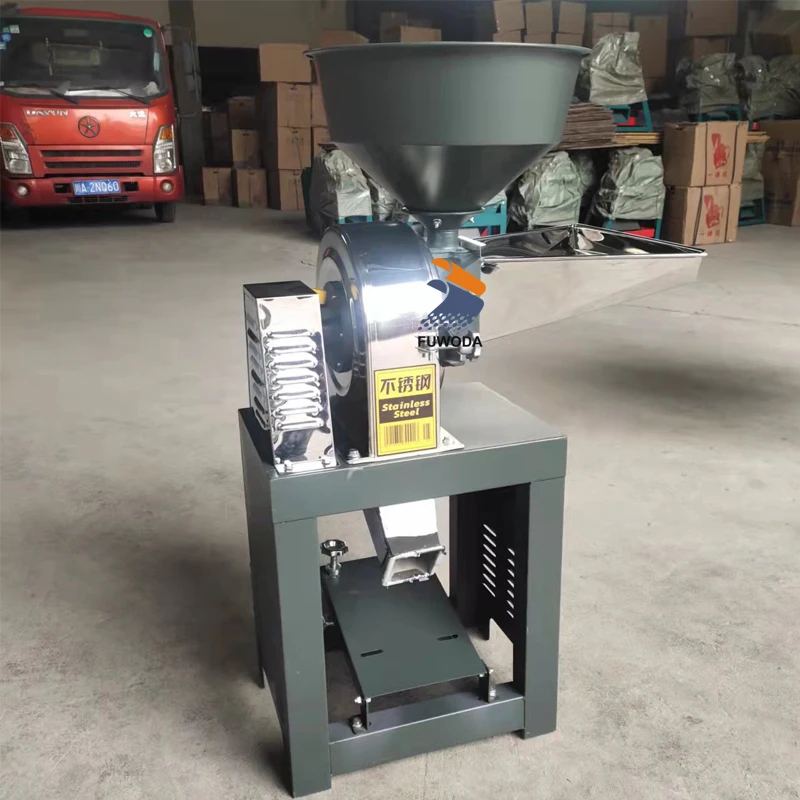 150-200kg/h Stainless Steel Herb Spice Grain Grinder 3000KW Electric Coffee Grinder Dry Food Powder Miller Grinding Machine 5