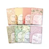 JIANWU 30 Sheets Gentle Wind Series Vintage Flower Pattern Decor Material Paper Creative DIY Journal Collage Material Stationery 5