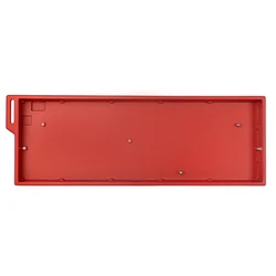 CNC Aluminum Custom Keyboard Case and Kit, Anodized Finish (Red)