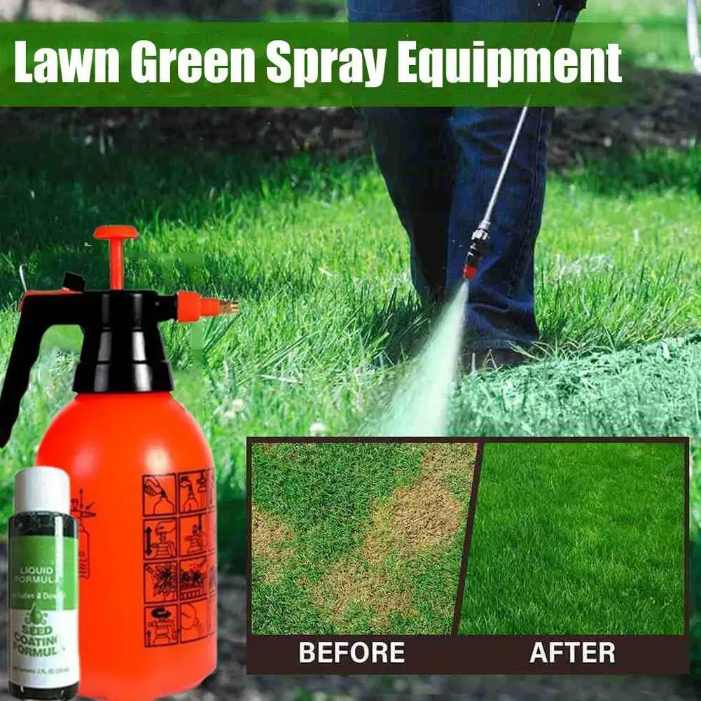 

Hot Sale Green Grass Lawn Spray Household Seeding System Lawn Liquid Seed Grass Care Shot Spray T5R8