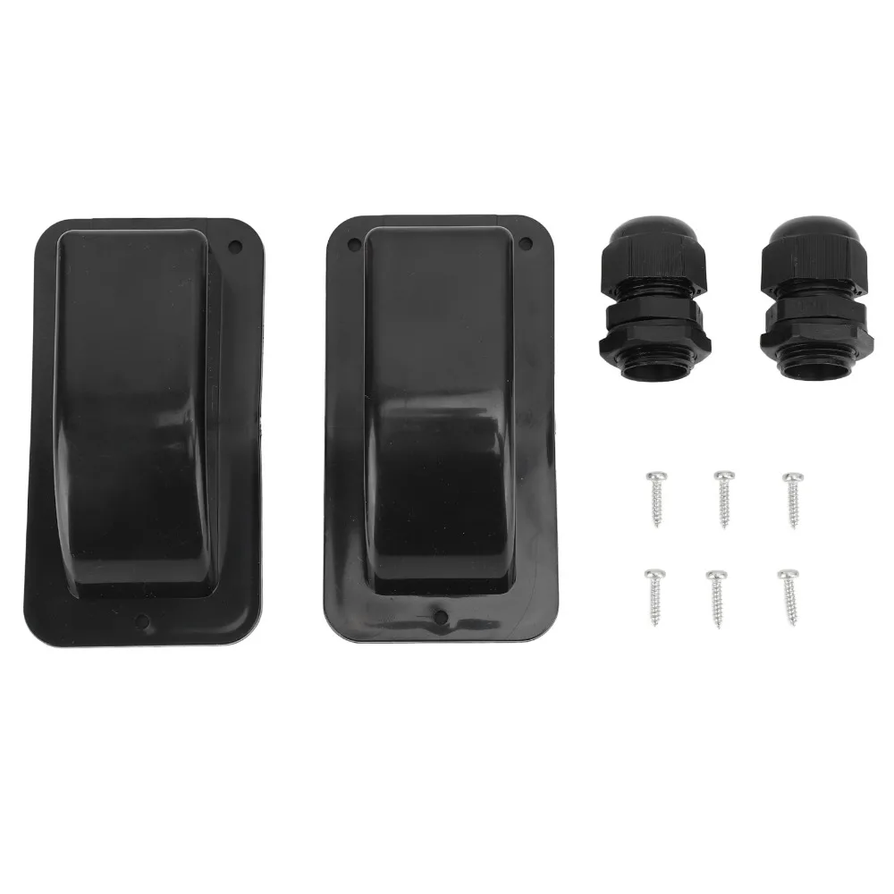 Black ABS Solar Cable Entry Gland M20x1.5 IP68 Rated