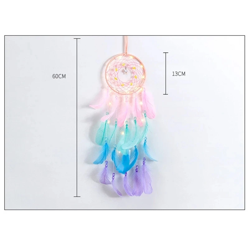 1pc Dream Catcher Wall Decor Handmade for Girls Boy Kids Bedroom Wall Hanging Living Room Wedding Dream Catcher Wall Decoration