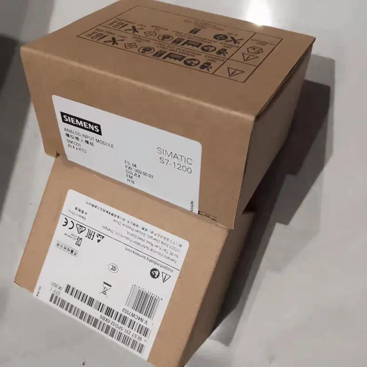 Plc SIMATIC S7-1200 SM1231 RTD 4 X AI 6ES7231-5PD32-0XB0 6ES72315PD320XB0 디지털 아날로그 입력 모듈 재고 있음