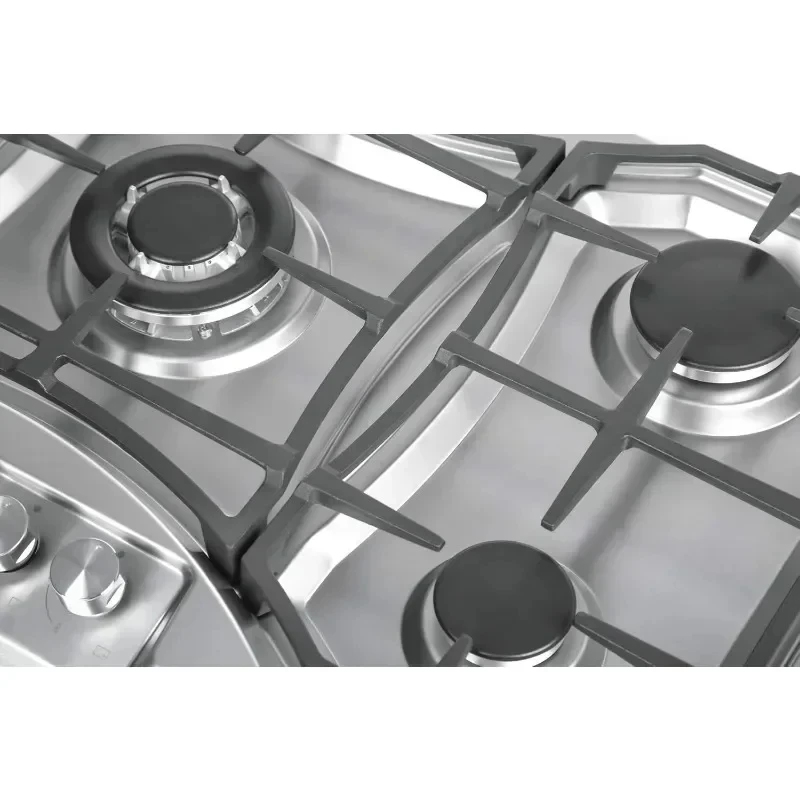 36" Gas Cooktop 5 SA F Sealed Burners Convertible Stainless Steel 6