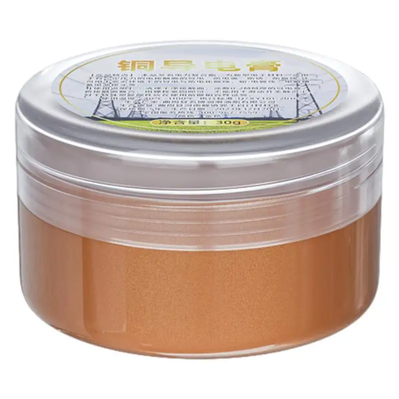 

Copper Grease High Temperature Electrical Contact Grease 30g Strong Adhesion Automotive Grease For Battery Connection Circuit