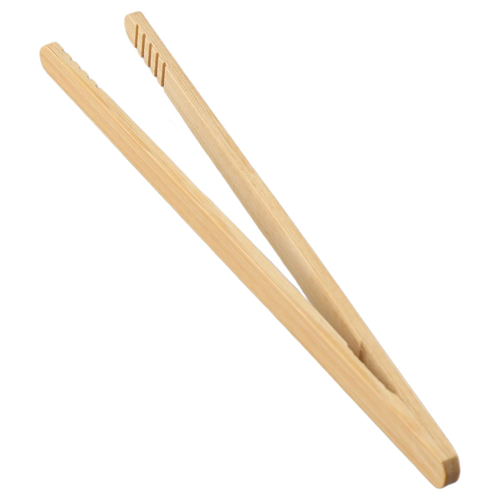

50pcs Bamboo Wooden Tea Clips Kitchen Food Tongs Salad Toast Tong Tweezer Ice Sugar Tea Clip Teaware Kitchen Accessories