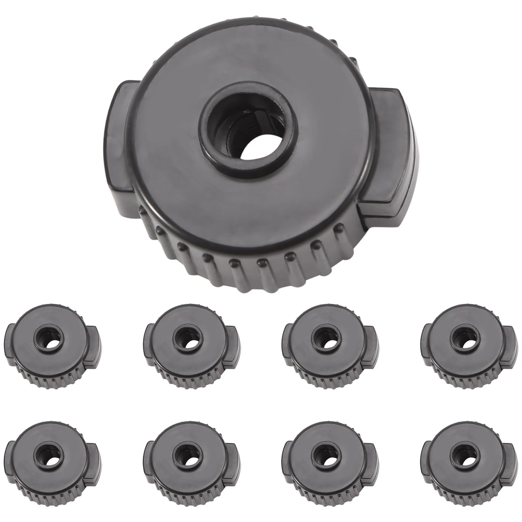9Pcs ABS Drum Set Quick Release Nuts Cymbal Quick Assembly Drum Mate Replacement Accessories F