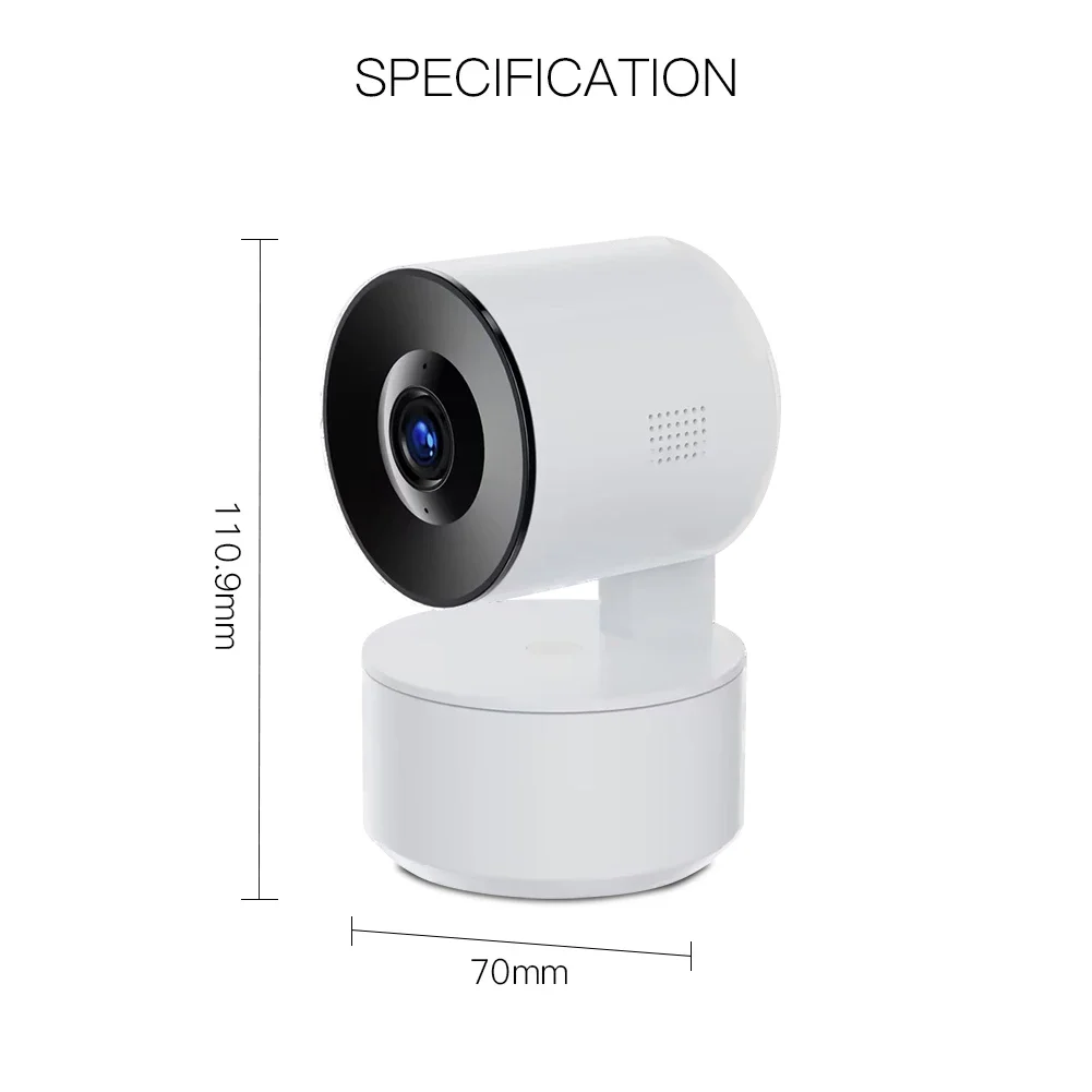 MOES 투야 PTZ 와이파이 IP 카메라, 스마트 자동 추적, 무선 보안 카메라, AI 인간 감지, 원격 제어, 1080P