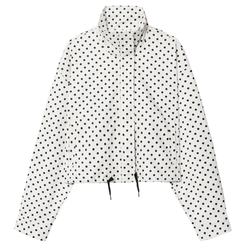 HXAO Polka Dot Bomber Jacket Women'