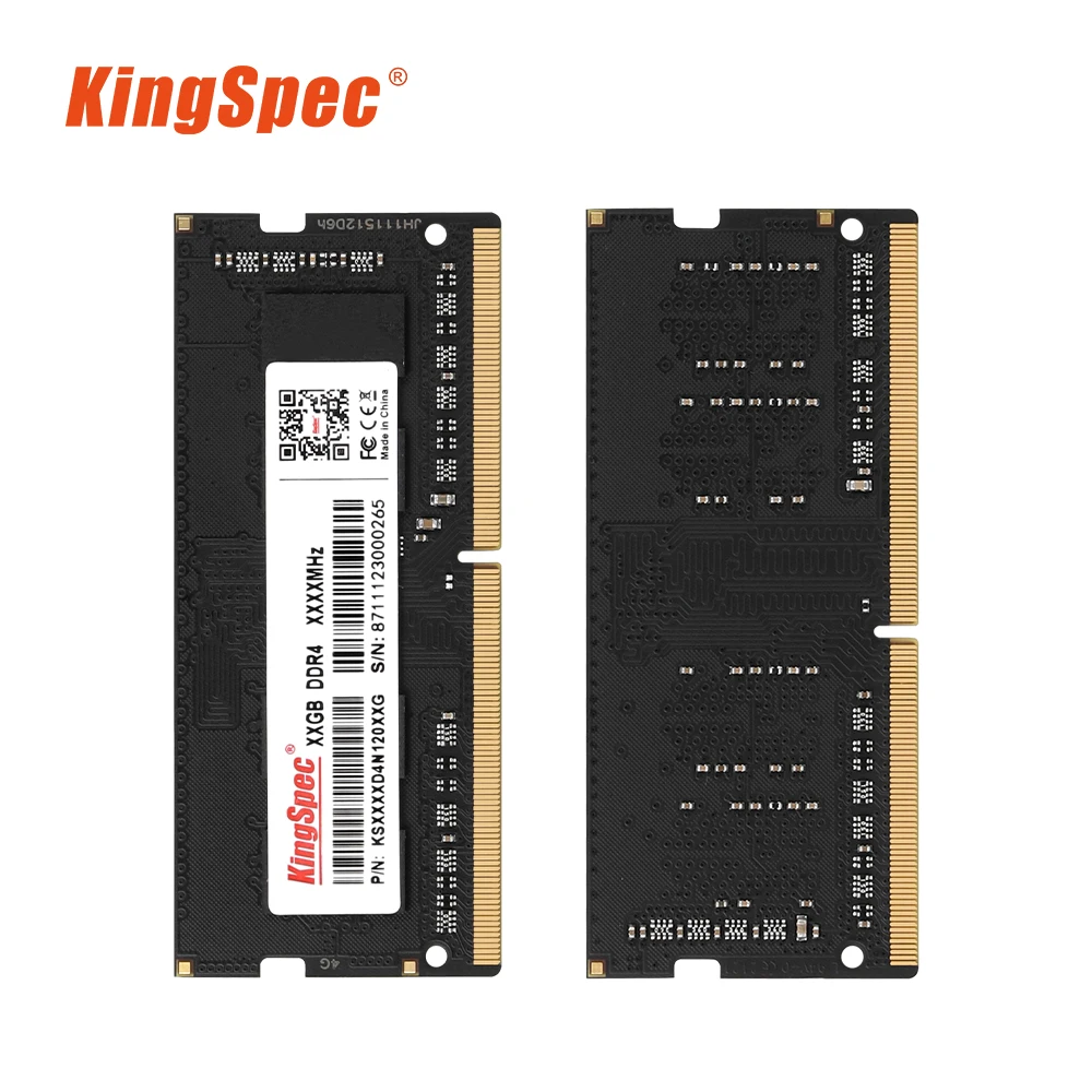 KingSpec Memoria Ram 8GB 16GB 32GB 3200MHz RAM Memory Card 4gb Notebook 2666mhz 3200 Memoria Module DDR4 1.2V Laptop