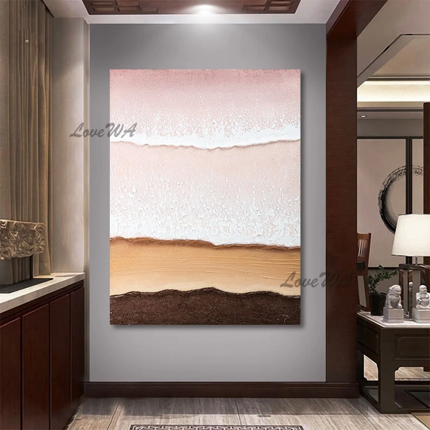 

Холщовая Настенная картина для декора комнаты, современная абстрактная масляная живопись, без рамок, Showpiece для украшения дома, подвесная картина