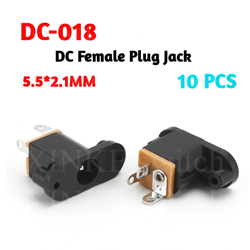 

Dc-018 outer diameter 2.1 inner core pin pin 3 pin high temperature resistant high quality DC power socket female connector