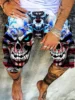 Summer Men Fashion Trend Shorts 3D Skull Graphic Shorts Summer Clothing Vacation Shorts Male Quick Drying Shorts Beach Shorts 5