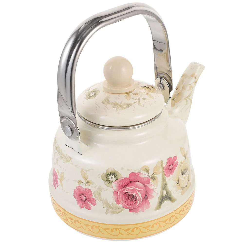 

Enamel Water Kettle Teapot Tea Serving Pot Tea House Restaurant Teapot Teakettle