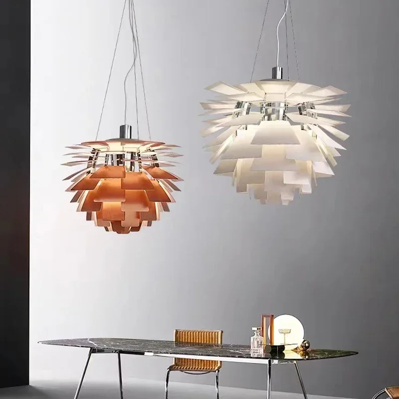 Danish Pinecone Pendant Light Nordic Design Home Decor Hnaging Chandeliers Living Dining Room Kitchen Bedroom Art Suspension 6