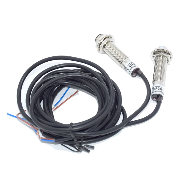 DC12~36V Rainproof Laser Photoelectric Switch Sensor Detector Max 20m Detect Distance NPN PNP Output 5