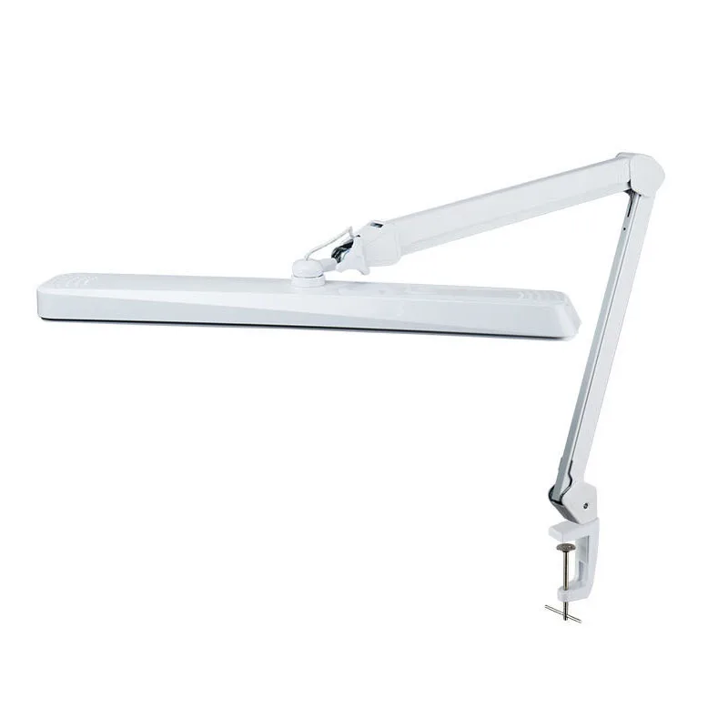 30W LED 클립형 작업등 5600-6000K CCT 조절 가능 5단계 디밍 보석 제작용 금속 암 2500lm 눈 보호 램프