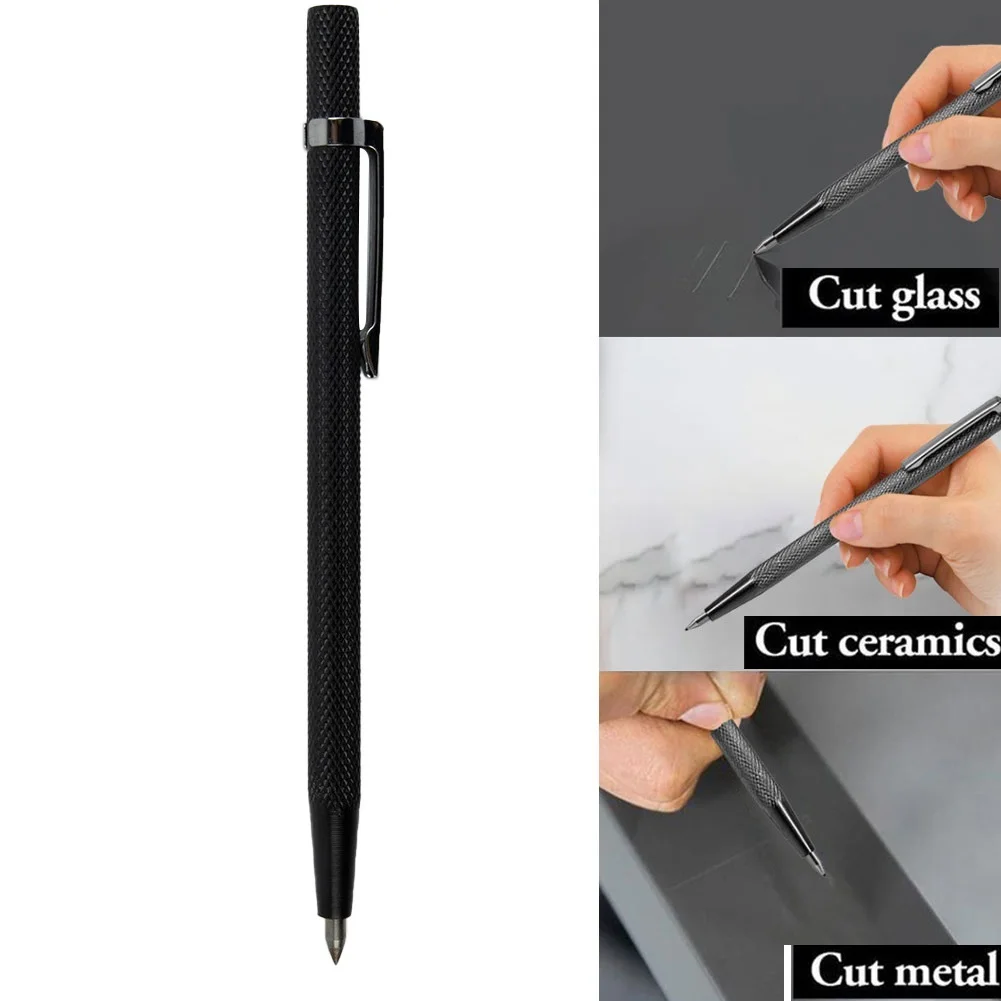 

Metal Tile Cutting Pen Tungsten Carbide Tip Scriber Pen Marking Engraving Pen For Ceramic Wood Carving Household Diy Tool 150mm