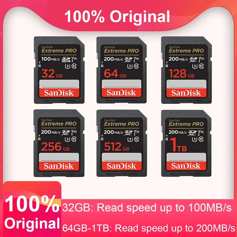 Extreme PRO 256GB SDXC 200MB/s