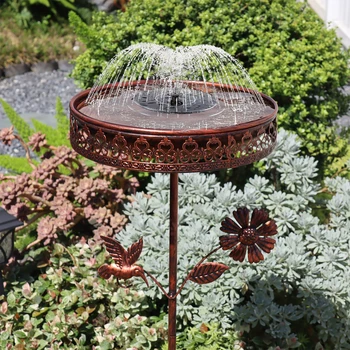Bird Bath & Feeding Bowl Decor 1