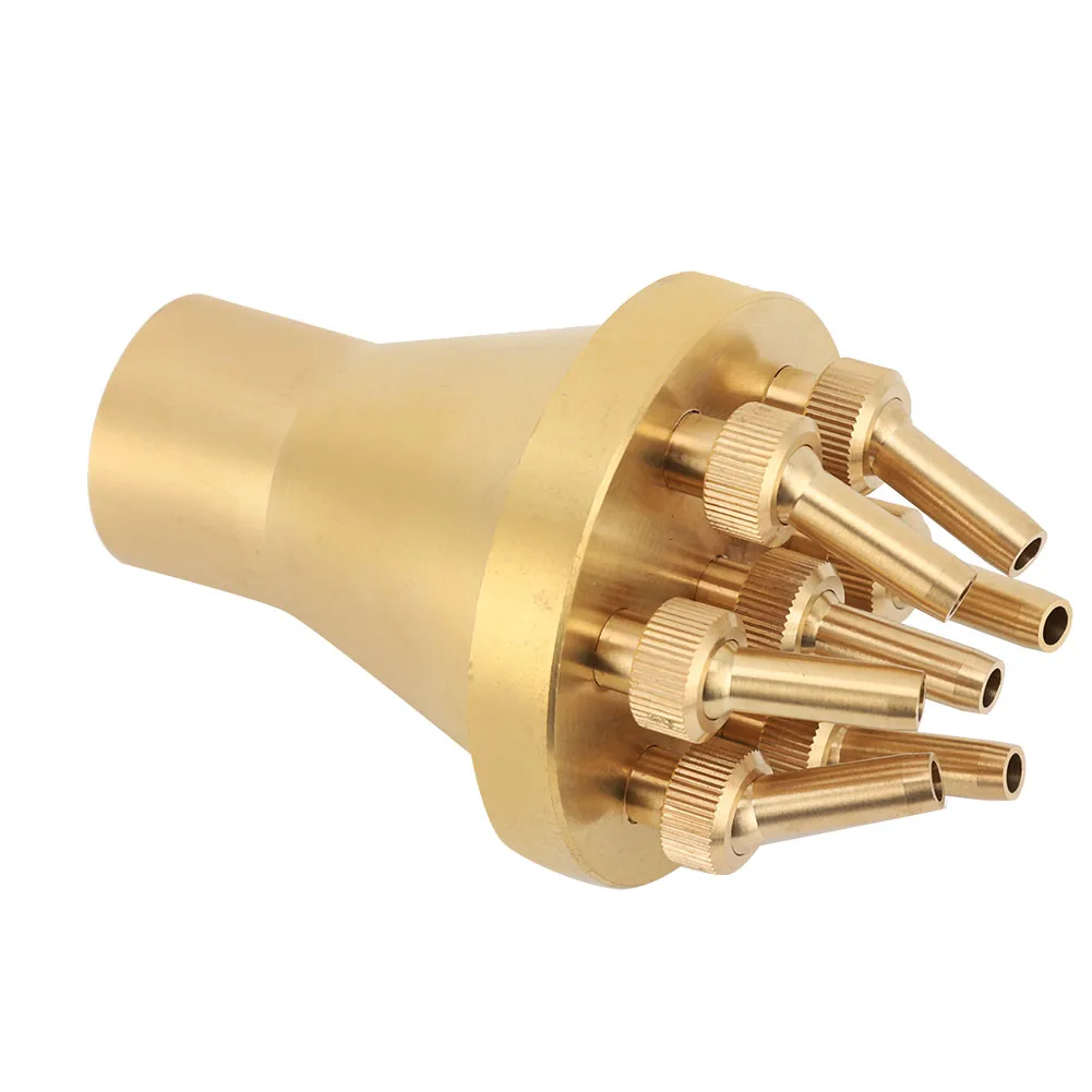 FNPT 1 인치 DN25 분수 깍지, 2 티어 센터 스트레이트 스타일, 정원 연못 스프레이 헤드, 정원 장식