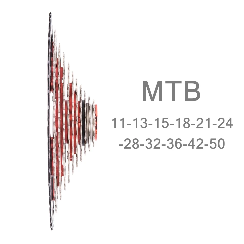 

MTB Bike 11Speed SL Cassette 11s 11-50t Wide Ratio Ultralight Freewheel 11v Mountain Bicycle Parts for k7 X1 XO1 XX1 M9000 Cheap