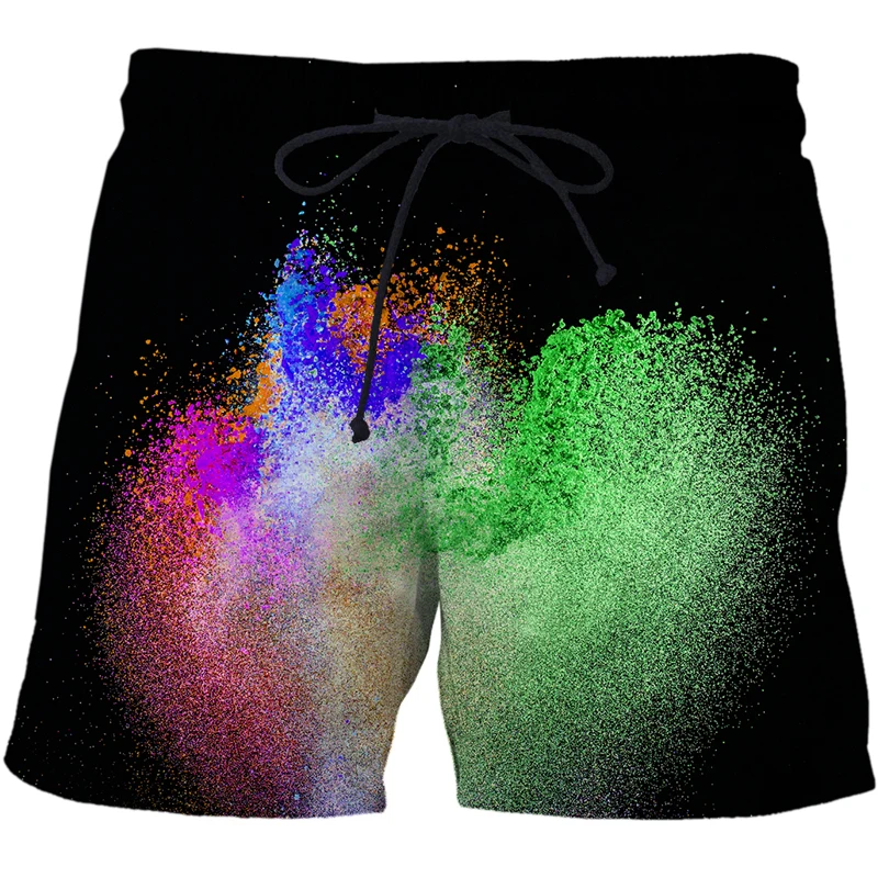 

Unisex Speckled Tie Dyeing Series Male Shorts Boys Men Women 3D Print Casual Summer Men's Clothing Beach Short Harajuku 2022 New