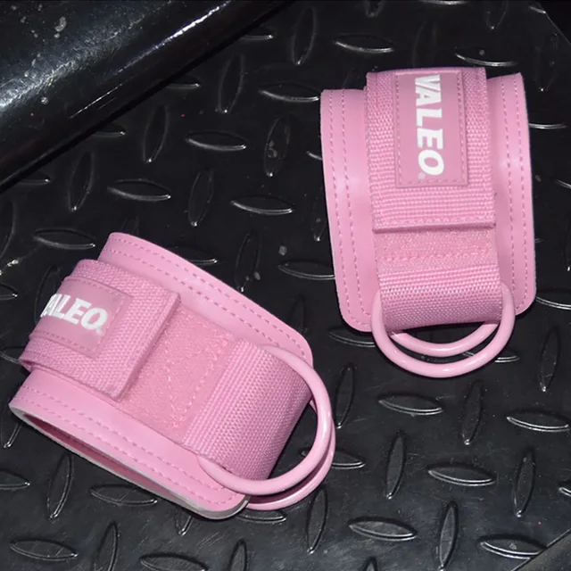 1Pcs Leather Fitness Ankle Straps Adjustable D-Ring Foot Support Cuffs Gym Leg Strength Workouts Pulley Buckle Sports Feet Guard 6
