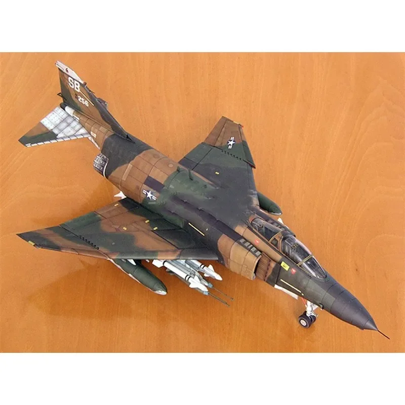 1:33 US F-4B fighter paper model aircraft model Mig Killer military hobby collection children's gifts